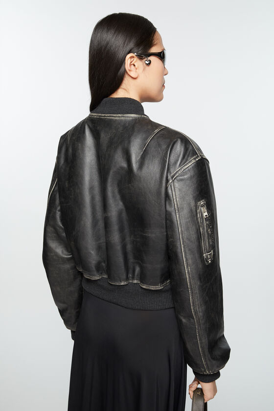 (image for) Reliable Leather bomber jacket